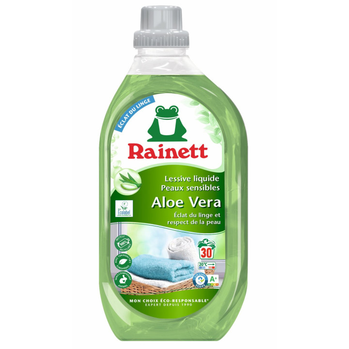 Lessive Liquide Peaux Sensibles Aloe Vera RAINETT