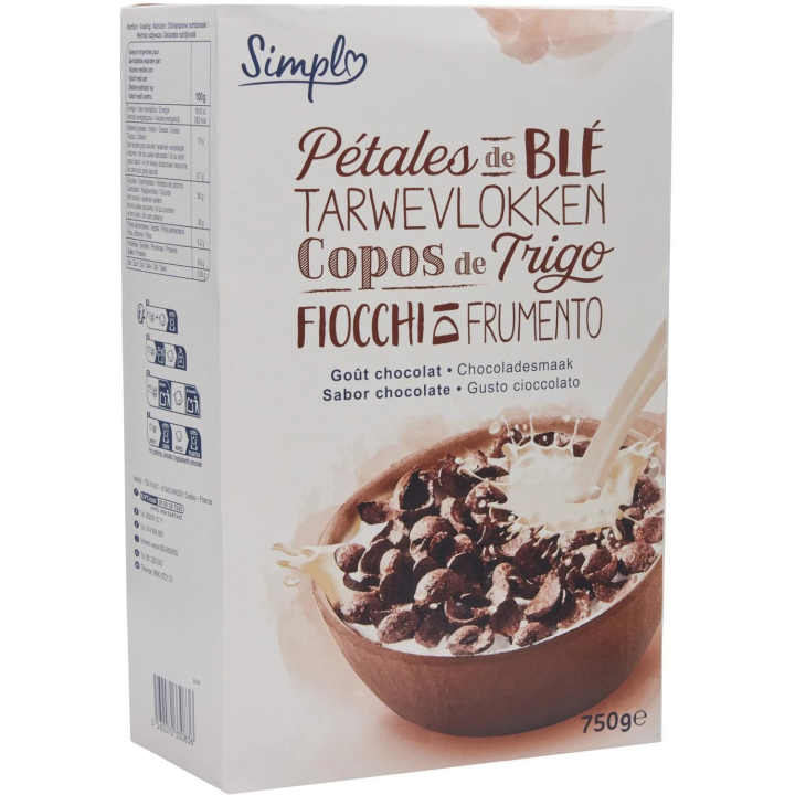 Céréales Pétales de Blé Chocolat SIMPL