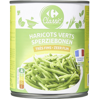 Haricots Verts Très Fins CARREFOUR CLASSIC'