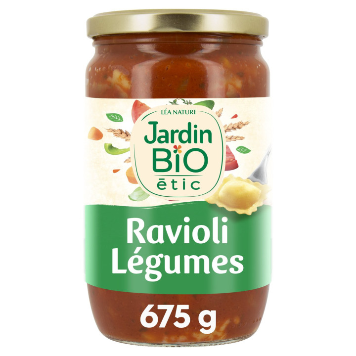Ravioli légumes Bio JARDIN BIO ETIC