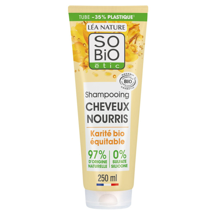 Shampoing Nourrissant pour Cheveux secs à très secs Karité Bio SO BIO ETIC