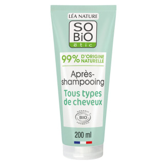 Après-shampoing Démêlant Hydratant Tous types de cheveux Aloe vera Bio SO'BIO ETIC