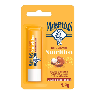 Stick à lèvres Nutrition Karité Amande Douce Huile Argan LE PETIT MARSEILLAIS