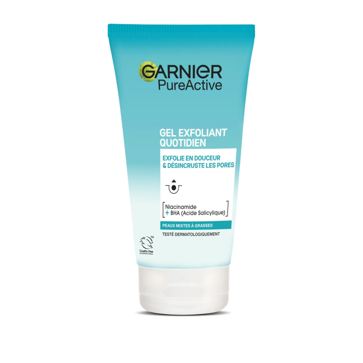 Gommage Désincrustant Anti-Points Noir Visage Acide Salicylique Niacinamide Pur Active GARNIER