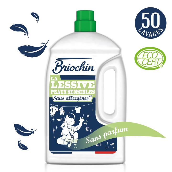 Lessive liquide Peaux Sensibles Sans Allergène BRIOCHIN